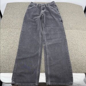 J Galt Jeans Wm Small Black Gray Denim Carpenter Skate Street 90s Y2K Utility